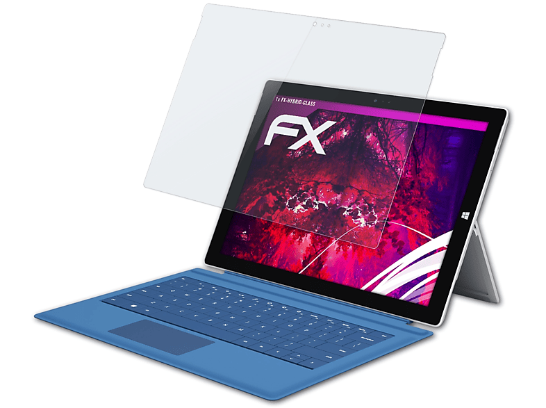 ATFOLIX FX-Hybrid-Glass Schutzglas(für Microsoft Surface Pro 3)