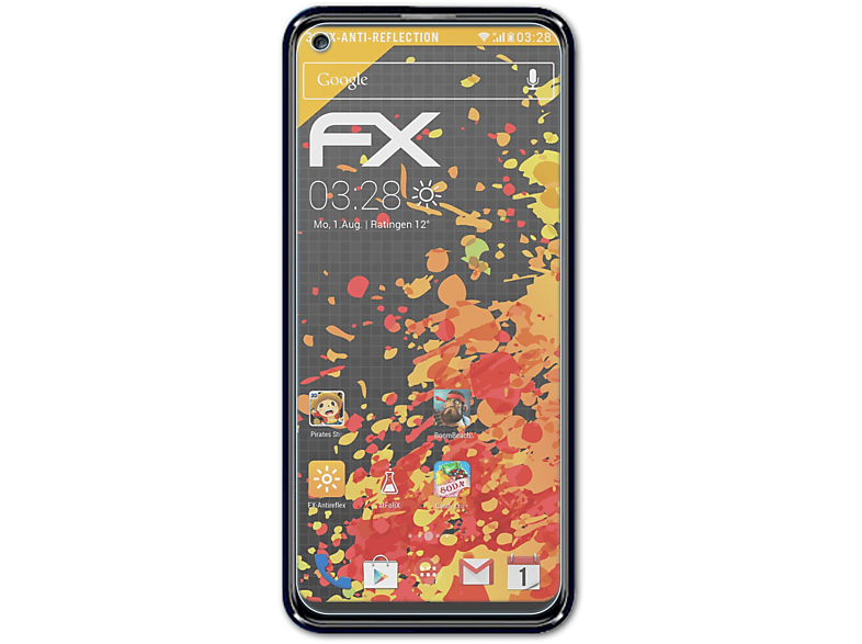 ATFOLIX 3x FX-Antireflex Displayschutz(für LG W41 Pro)