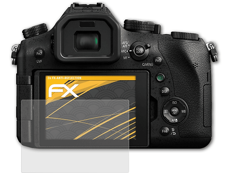 ATFOLIX 3x FX-Antireflex Displayschutz(für Panasonic Lumix DMC-FZ2000 / FZ2500)