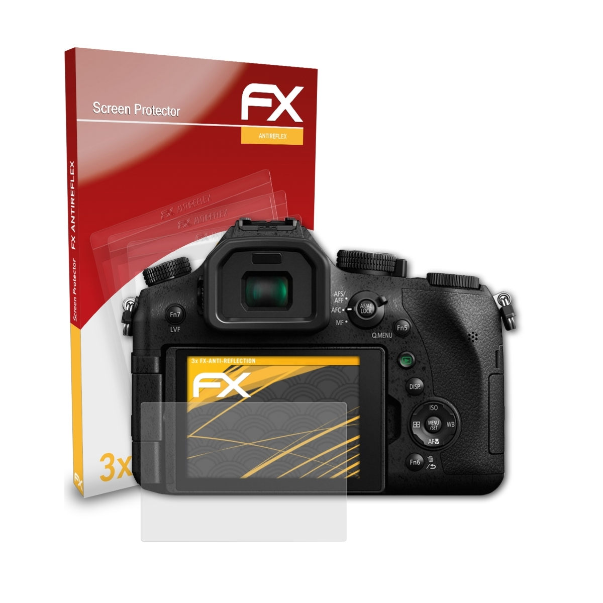 ATFOLIX 3x Lumix FZ2500) DMC-FZ2000 Panasonic / FX-Antireflex Displayschutz(für