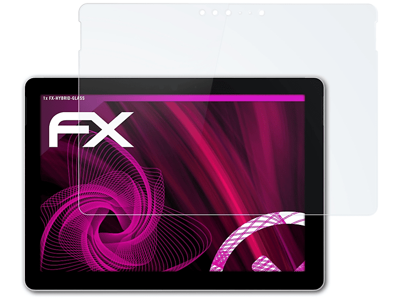 ATFOLIX FX-Hybrid-Glass Schutzglas(für Microsoft Surface Go)