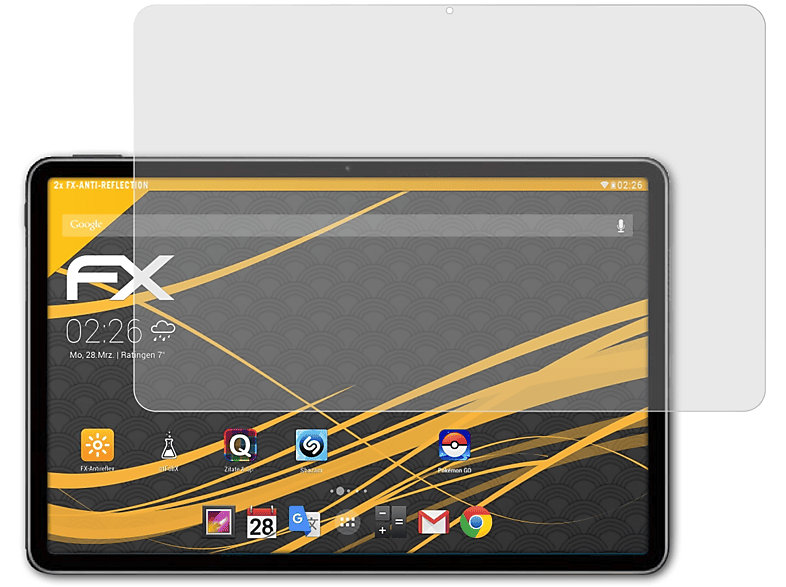 ATFOLIX 2x FX-Antireflex MatePad 11 (2021)) Huawei Displayschutz(für