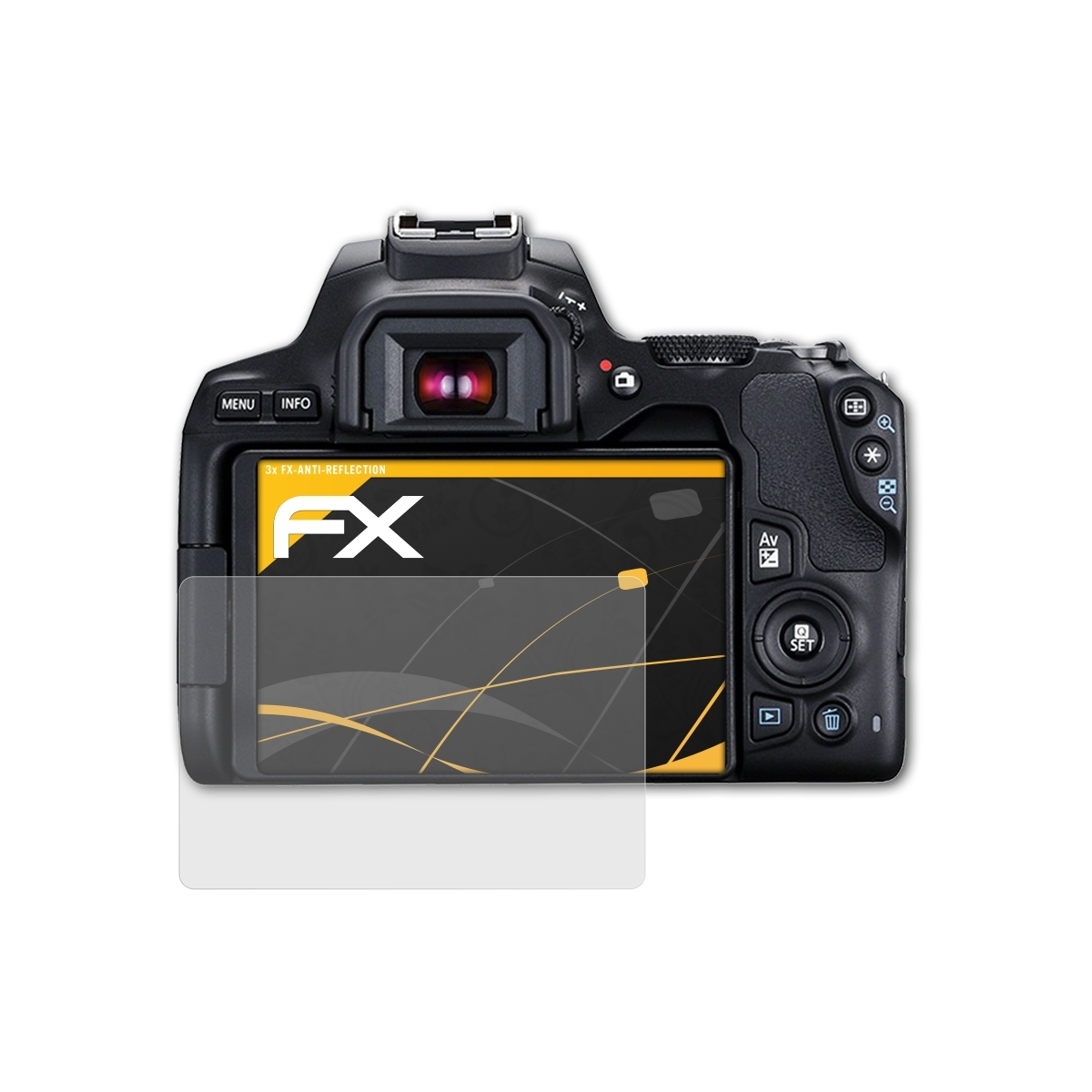ATFOLIX 3x FX-Antireflex Displayschutz(für 250D) EOS Canon