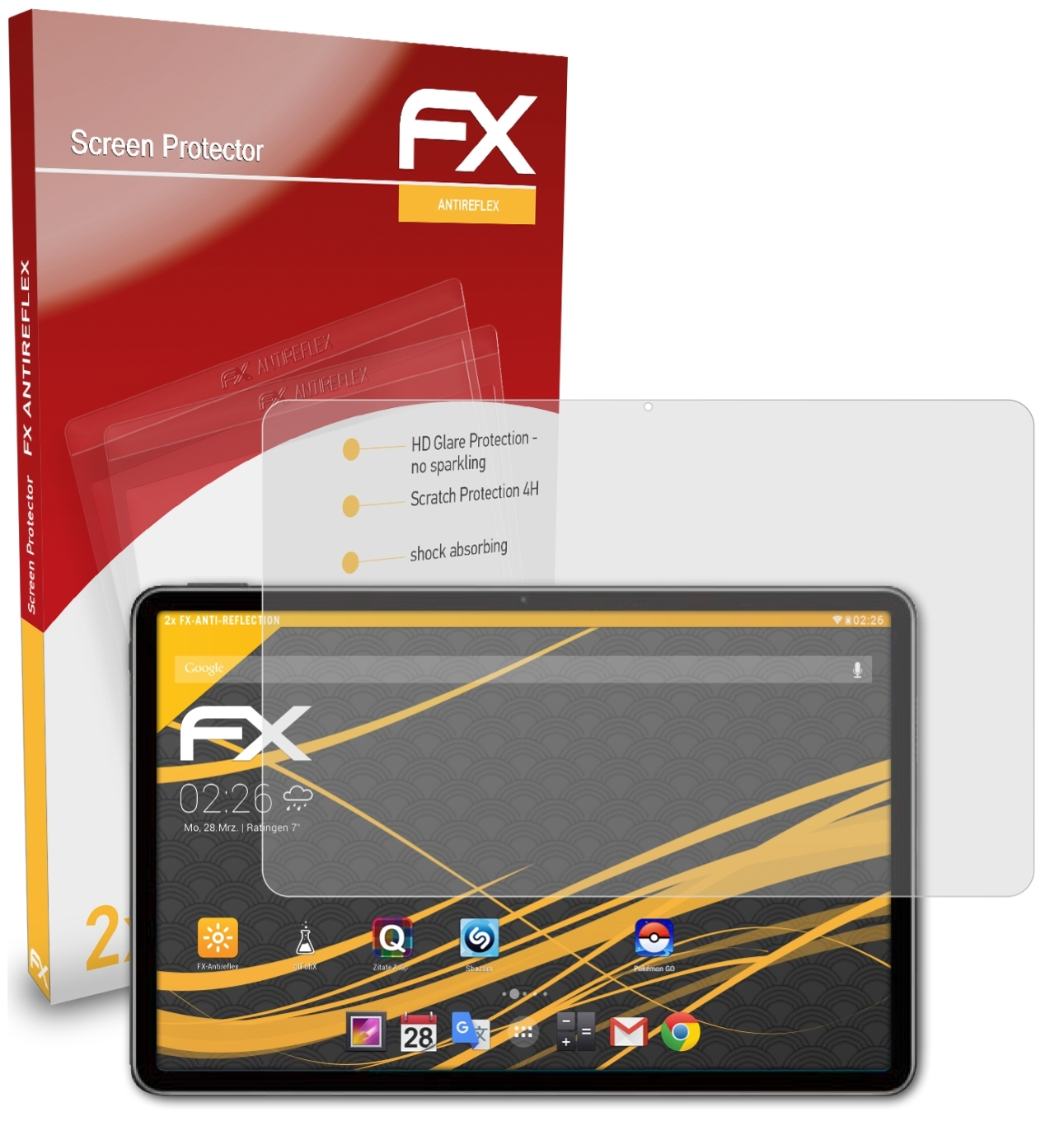 ATFOLIX 2x Displayschutz(für FX-Antireflex Huawei MatePad 11 (2021))