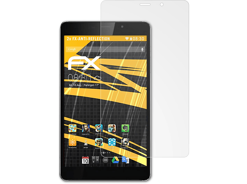 ATFOLIX 2x FX-Antireflex X9) Alldocube Displayschutz(für Freer