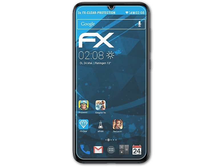 ATFOLIX 3x FX-Clear Displayschutz(für Xiaomi Mi 9 SE)