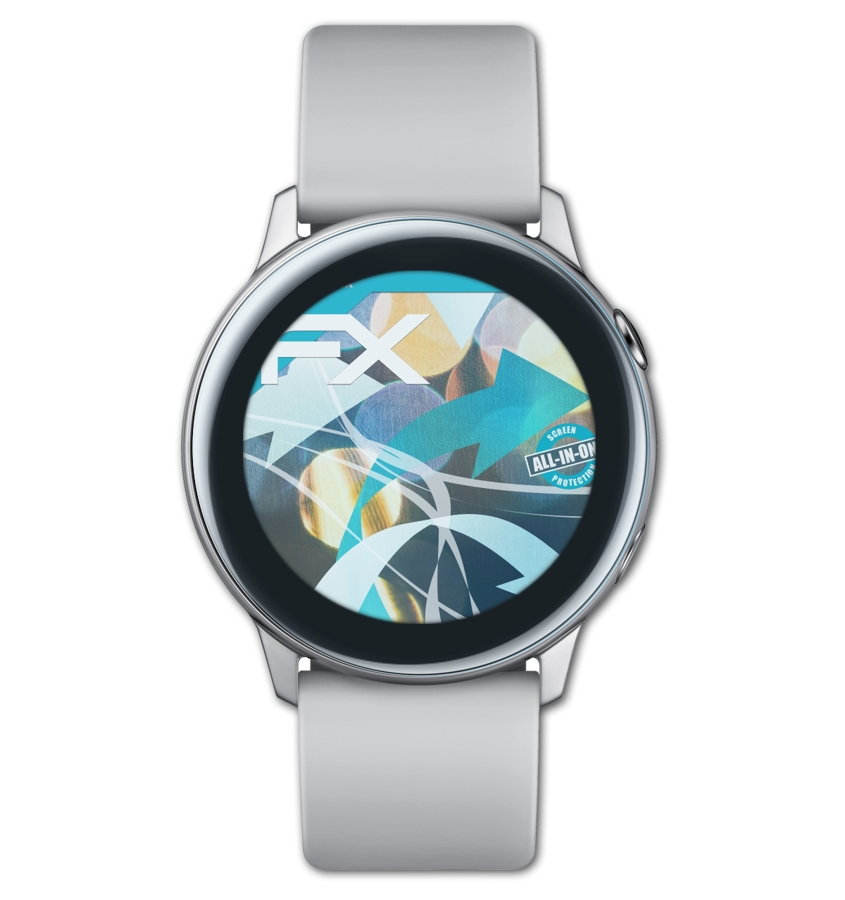 ATFOLIX 3x Watch Galaxy Displayschutz(für Active) FX-ActiFleX Samsung