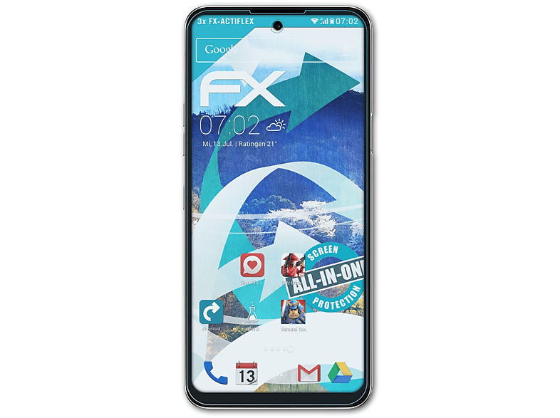 LG Displayschutz(für K52) 3x FX-ActiFleX ATFOLIX