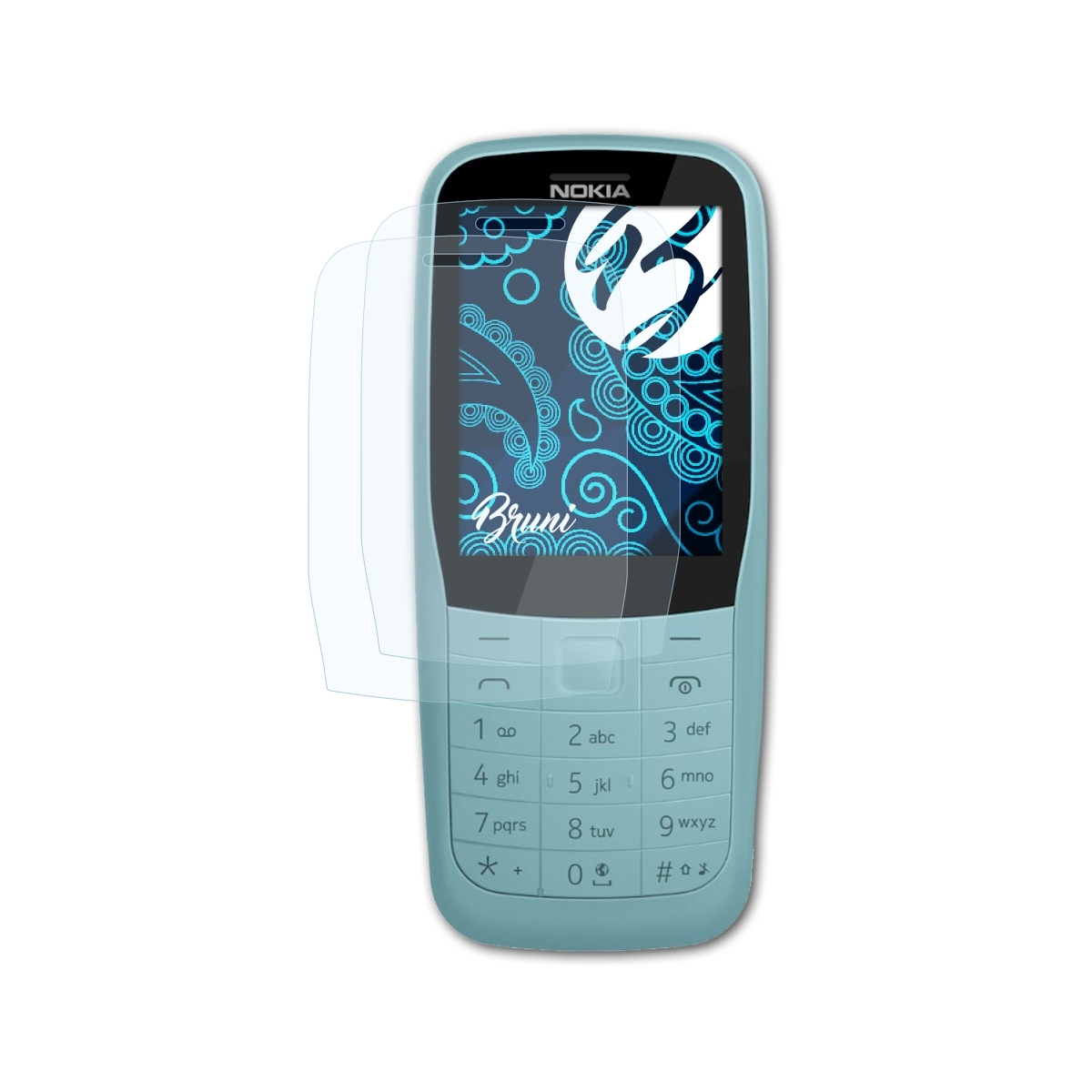 Schutzfolie(für 4G 220 (2019)) Nokia Basics-Clear 2x BRUNI