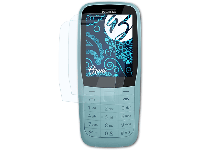 BRUNI 2x 220 (2019)) Schutzfolie(für Basics-Clear 4G Nokia