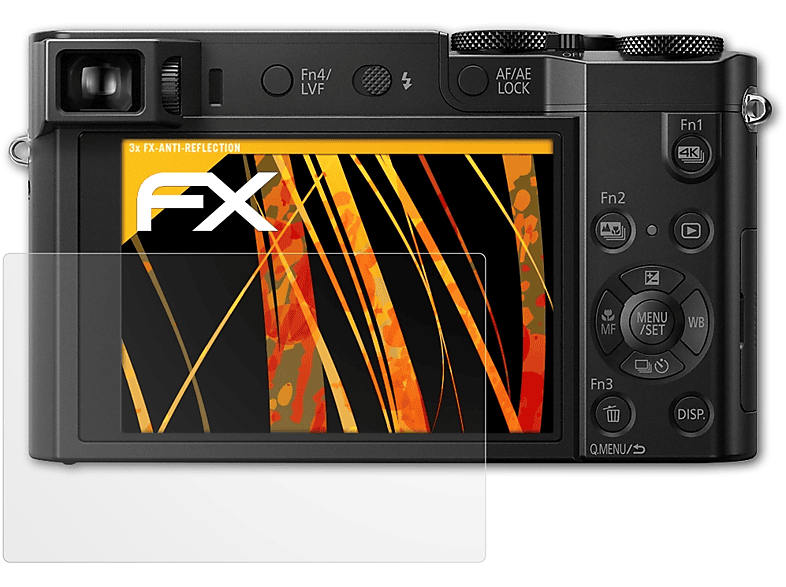 DMC-TZ101) Displayschutz(für FX-Antireflex Lumix Panasonic ATFOLIX 3x