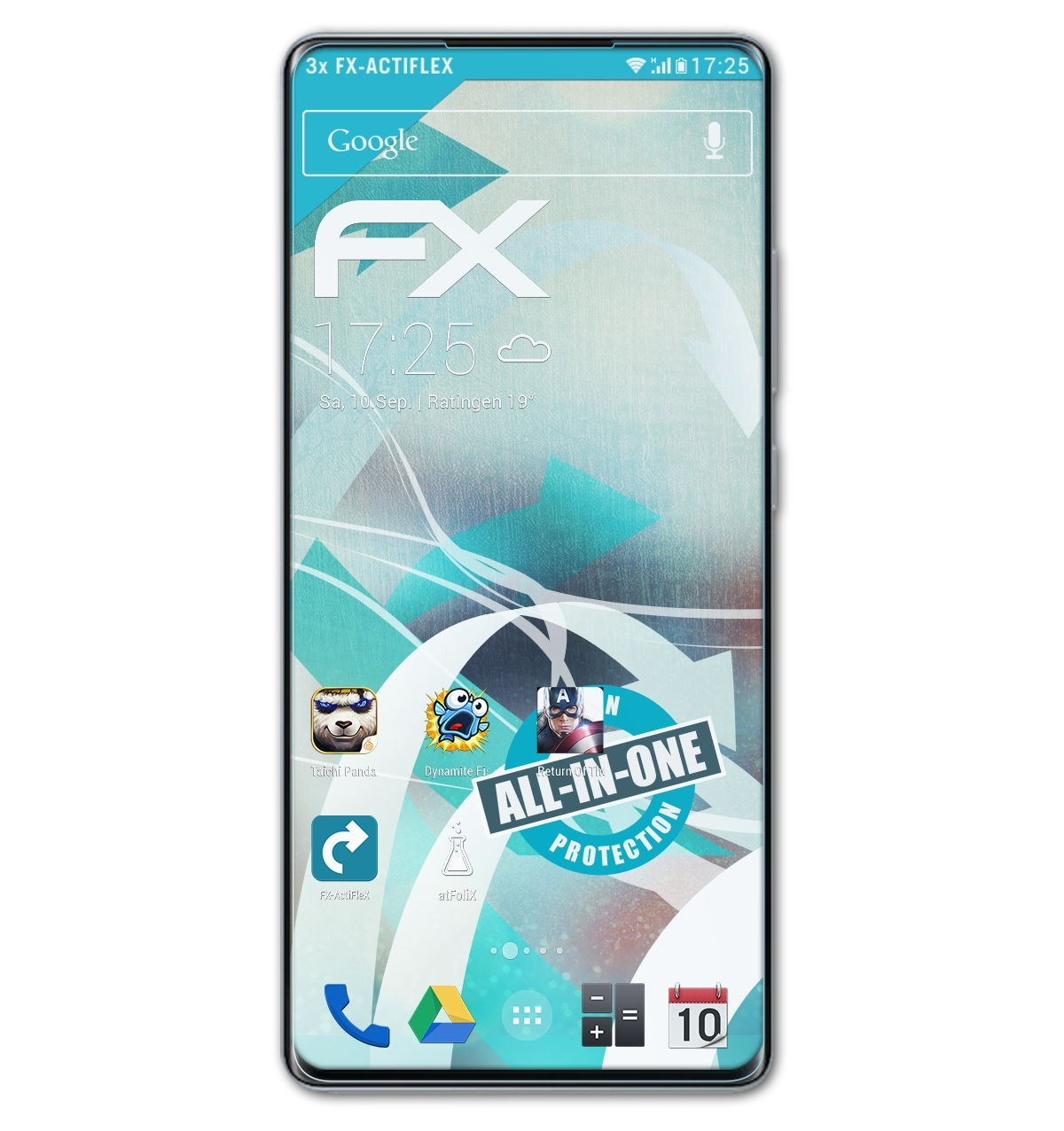 Mix 4) ATFOLIX Xiaomi FX-ActiFleX Displayschutz(für 3x