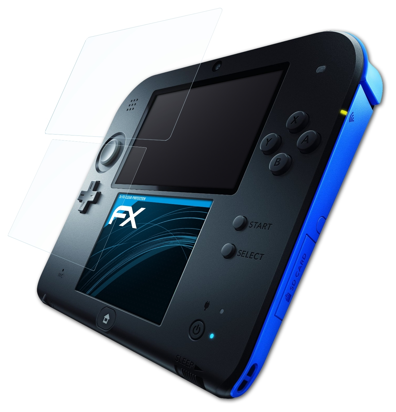 ATFOLIX 3x FX-Clear Displayschutz(für Nintendo 2DS)