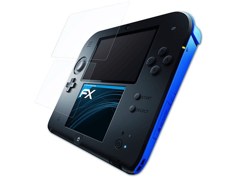 Nintendo 2DS) Displayschutz(für ATFOLIX 3x FX-Clear