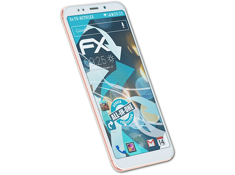 ATFOLIX Redmi 3x Displayschutz(für 5 Xiaomi FX-ActiFleX Plus)