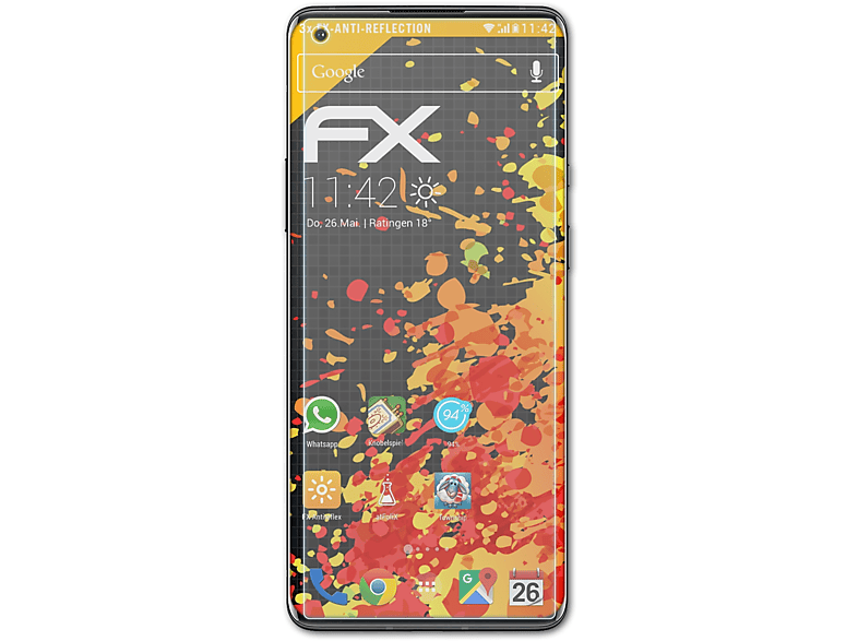 ATFOLIX 3x FX-Antireflex Displayschutz(für OnePlus 8 Pro)
