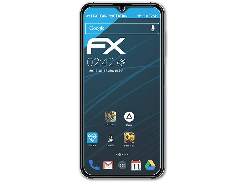 ATFOLIX Displayschutz(für UMiDigi FX-Clear One Max) 3x