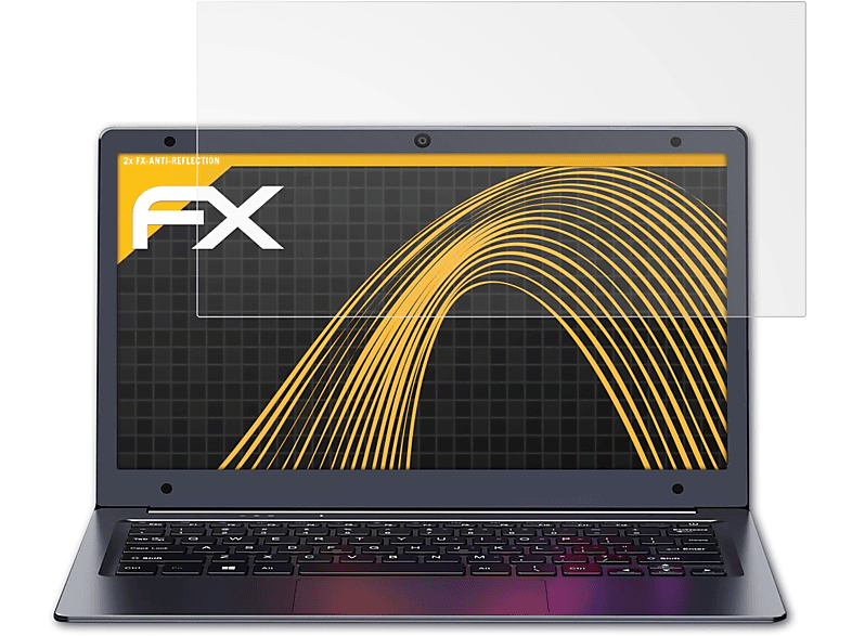 ATFOLIX 2x FX-Antireflex Displayschutz(für Chuwi Air) HeroBook