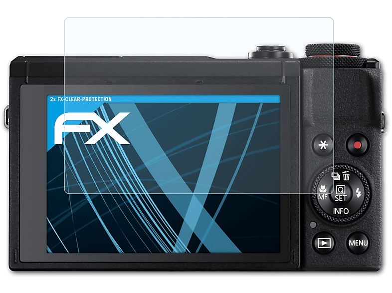 G7 Displayschutz(für ATFOLIX III) 2x Canon Mark PowerShot FX-Clear X