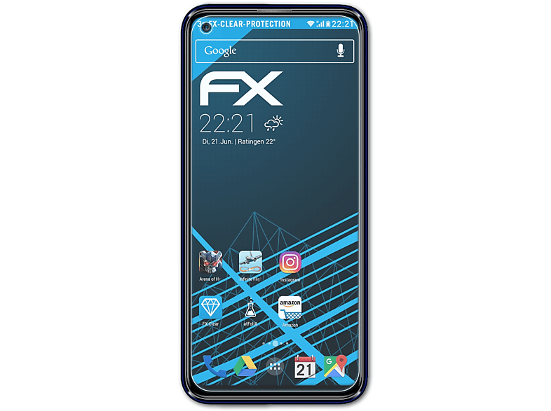 W41 Plus) Displayschutz(für LG FX-Clear 3x ATFOLIX