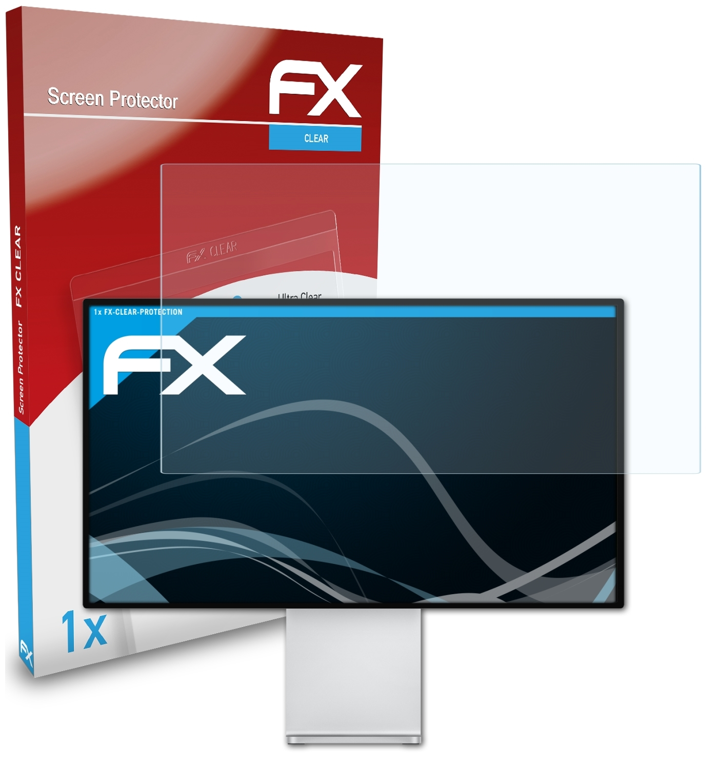 ATFOLIX FX-Clear XDR) Apple Pro Display Displayschutz(für