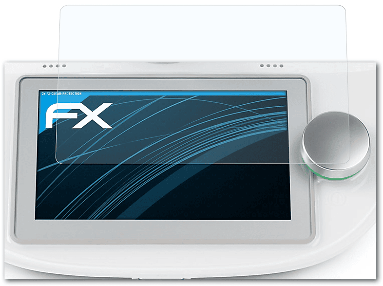 ATFOLIX 2x FX-Clear Displayschutz(für Vorwerk Thermomix® TM6®)