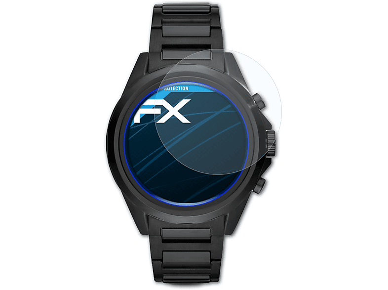 ATFOLIX 3x FX-Clear Displayschutz(für Armani Exchange Connected (AXT2002))