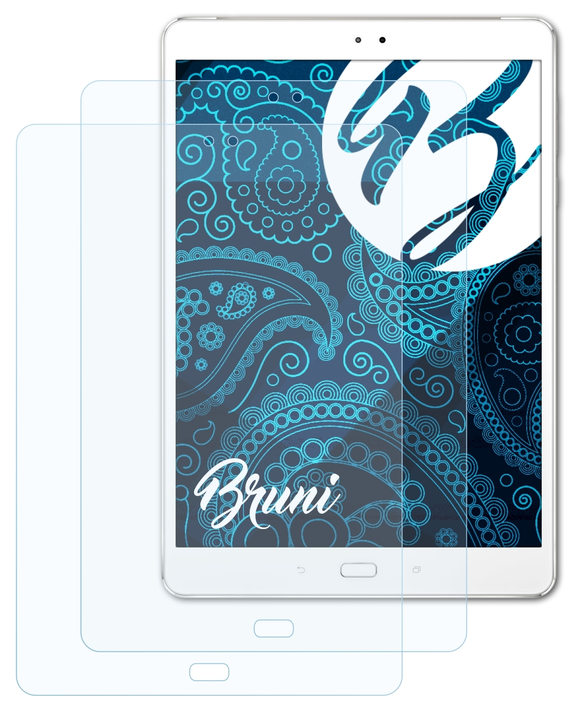 Basics-Clear BRUNI Asus ZenPad (Z500KL)) 2x 3S Schutzfolie(für 10
