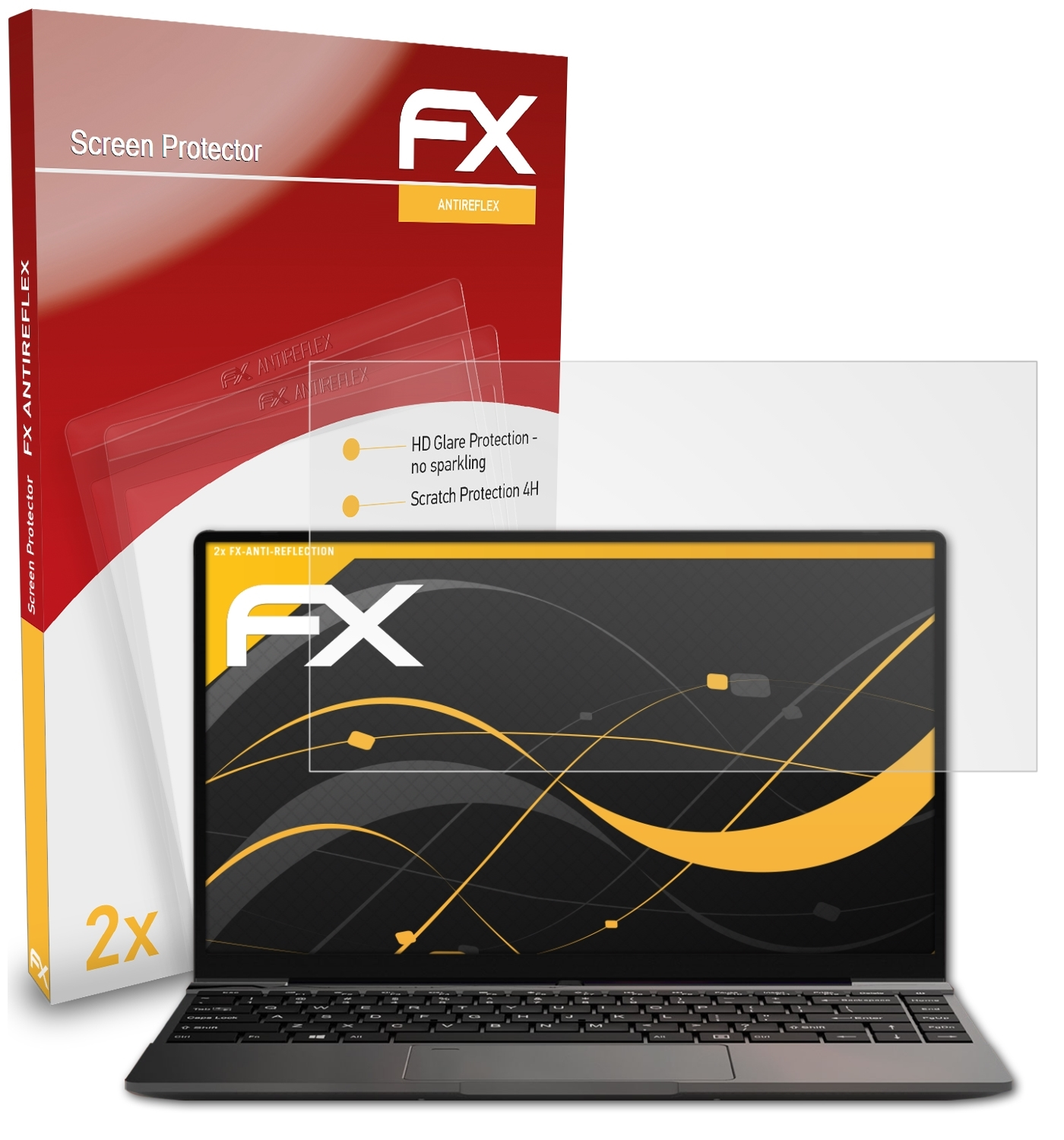 ATFOLIX GT Displayschutz(für Book) 2x FX-Antireflex Alldocube