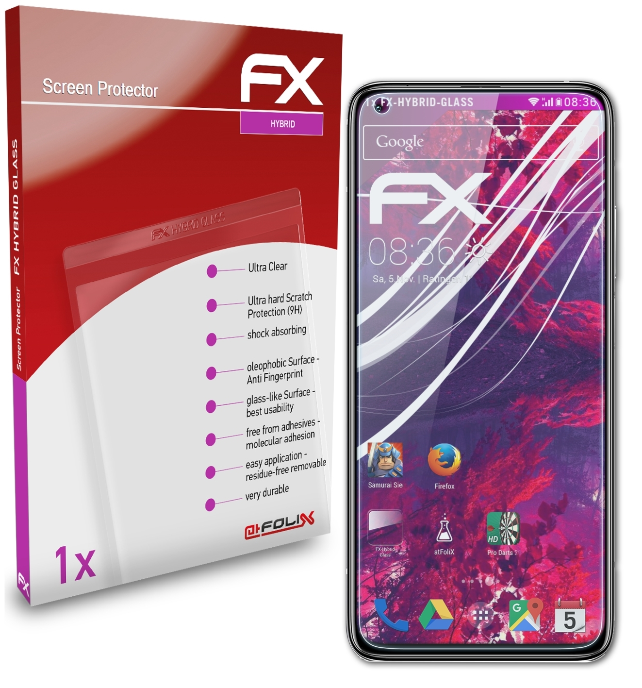 ATFOLIX FX-Hybrid-Glass Schutzglas(für MI Pro) 10T Xiaomi