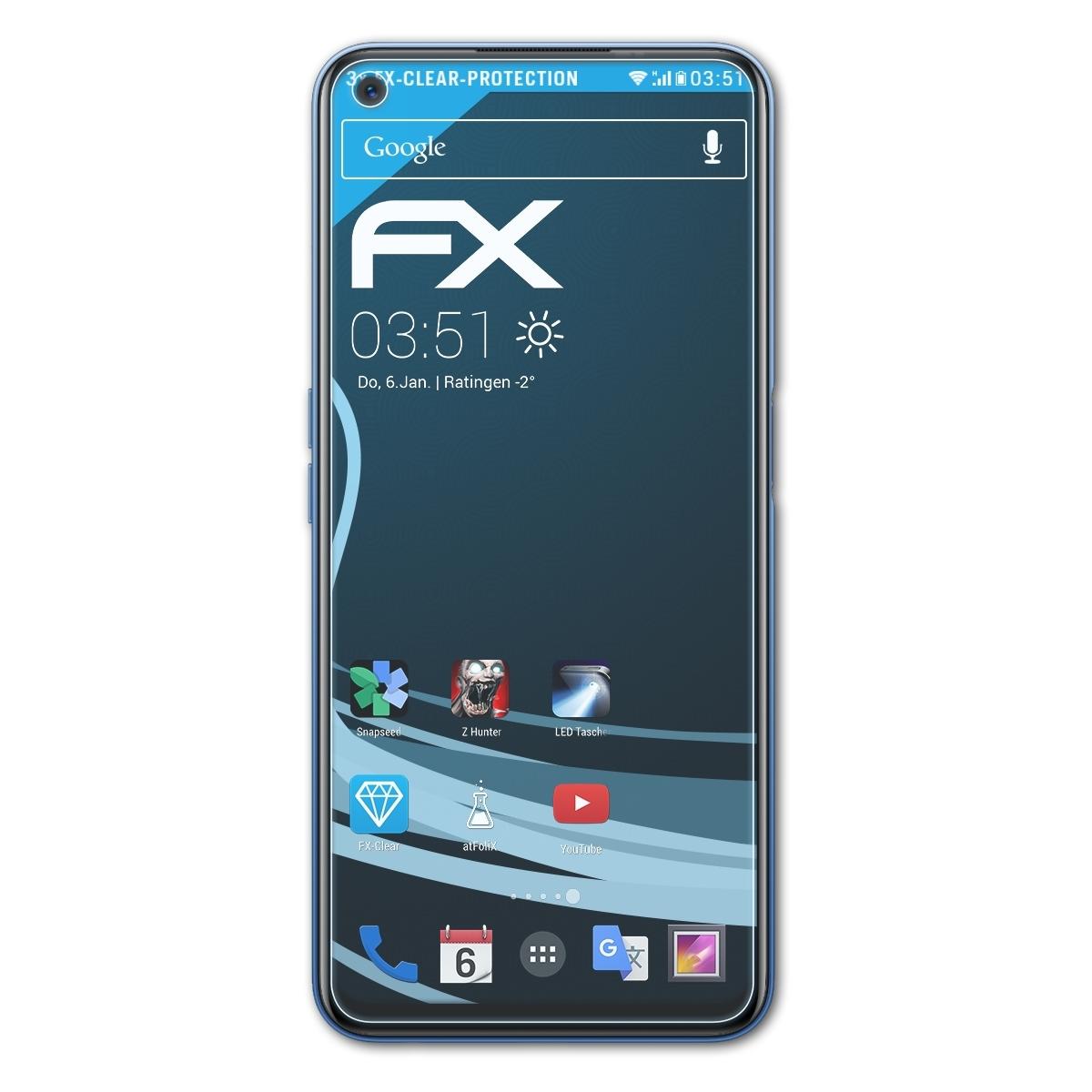 Realme FX-Clear 5G) 7 Displayschutz(für ATFOLIX 3x