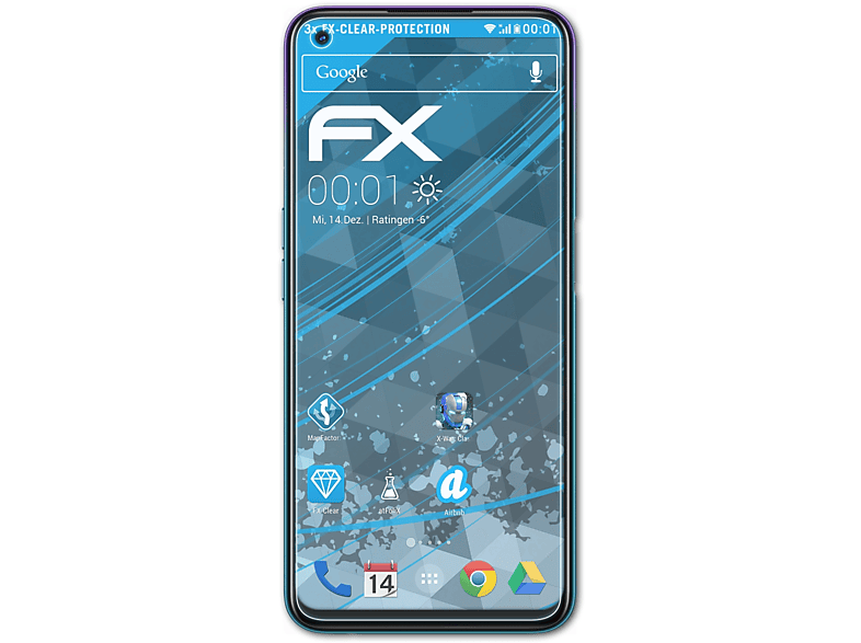 Oppo FX-Clear 3x ATFOLIX A72) Displayschutz(für