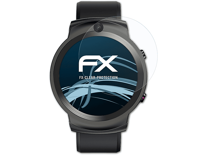 ATFOLIX 3x FX-Clear Displayschutz(für Lemfo LEM13) | Smartwatch Schutzfolien & Gläser