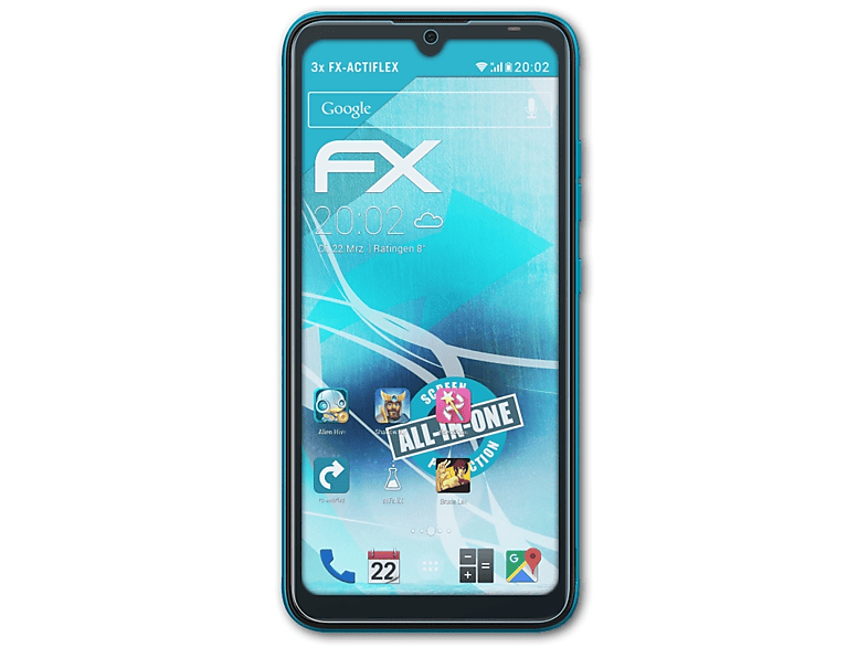 FX-ActiFleX ATFOLIX 3x 5) Pop Displayschutz(für Tecno
