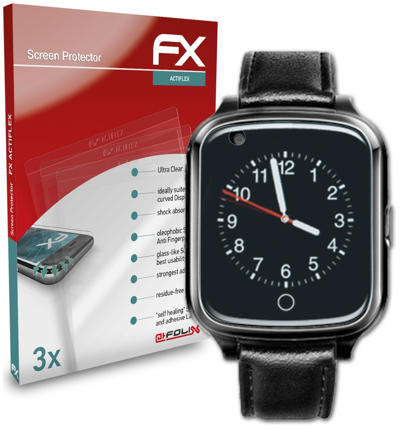 ATFOLIX 3x Displayschutz(für Bodyguard FX-ActiFleX 4G) JBC