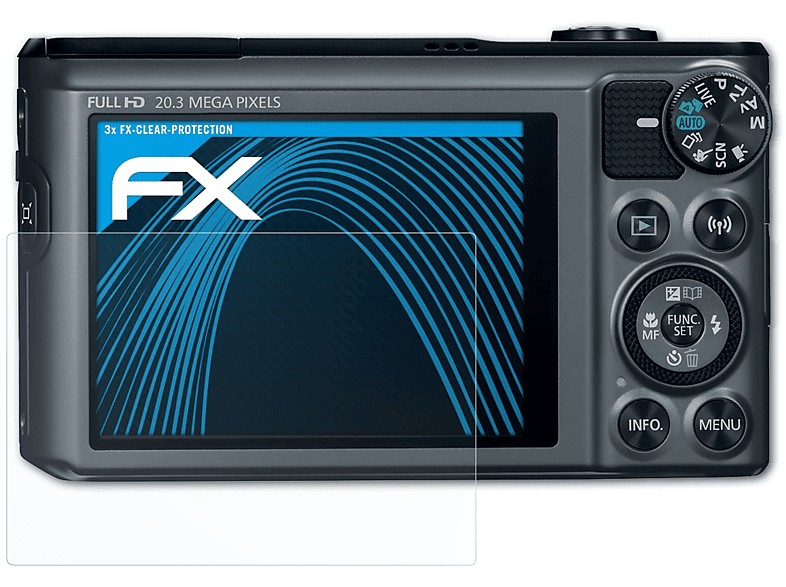 AtFoliX Film Protecteur D'écran Pour Canon PowerShot SX720 HS (Ultra-clair, 3 Films)