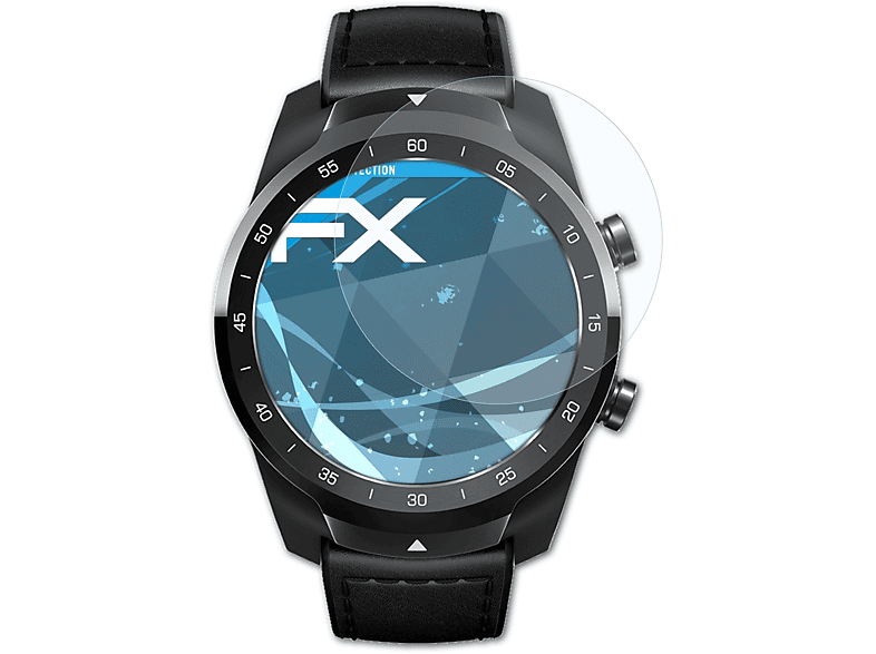 ATFOLIX 3x FX-Clear Displayschutz(für Mobvoi Pro S) TicWatch