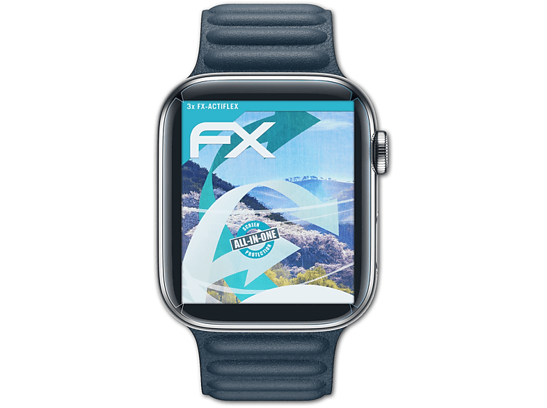 Apple 6)) ATFOLIX 3x Displayschutz(für mm 40 FX-ActiFleX (Series Watch