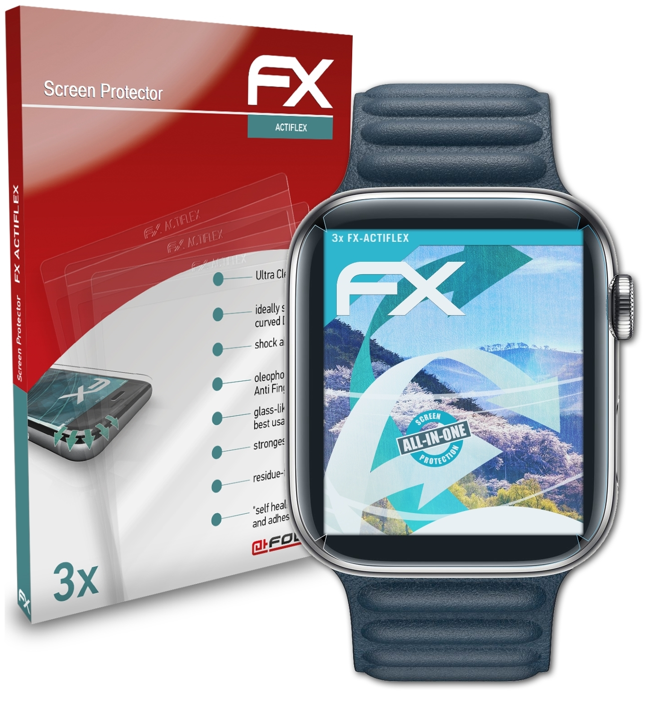 Watch mm FX-ActiFleX Displayschutz(für 40 3x 6)) (Series Apple ATFOLIX