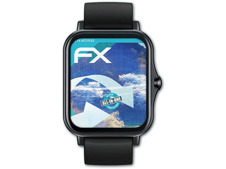 ATFOLIX 3x FX-ActiFleX Displayschutz(für 2) Zeblaze GTS