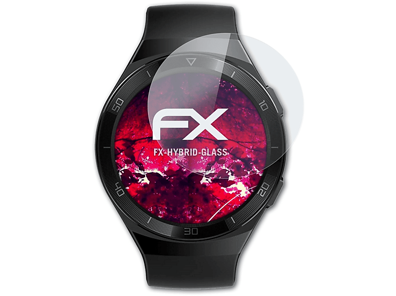 ATFOLIX FX-Hybrid-Glass Schutzglas(für Huawei Watch GT2e)