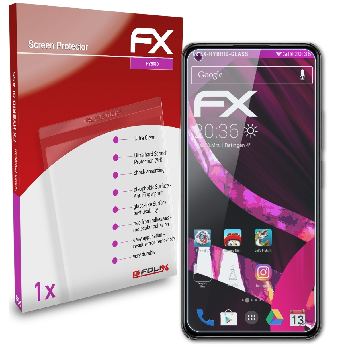 Schutzglas(für 5G) FX-Hybrid-Glass Lite Xiaomi ATFOLIX Mi 11