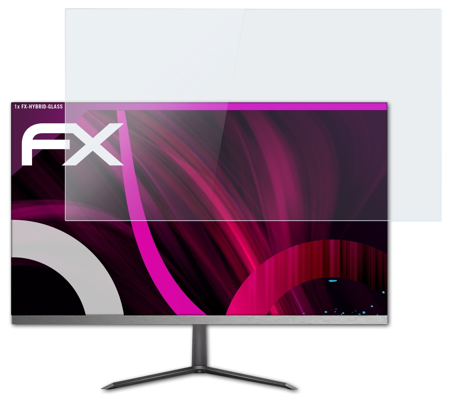 FX-Hybrid-Glass Schutzglas(für Slim PMO Peaq S240) ATFOLIX