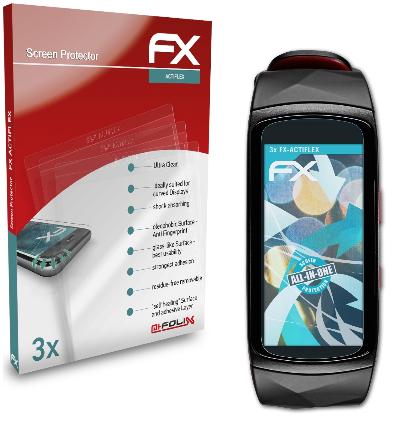 Pro) Gear 3x FX-ActiFleX Displayschutz(für ATFOLIX Fit Samsung 2