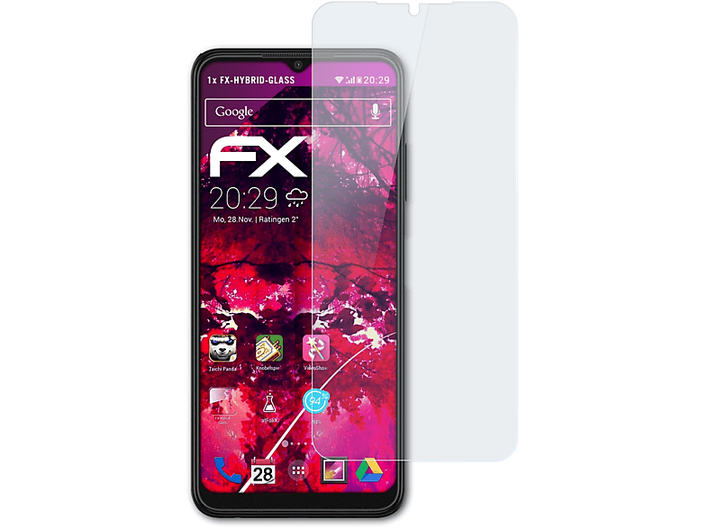 Großer Sonderpreis!! ATFOLIX FX-Hybrid-Glass Schutzglas(für Samsung A22 5G) Galaxy