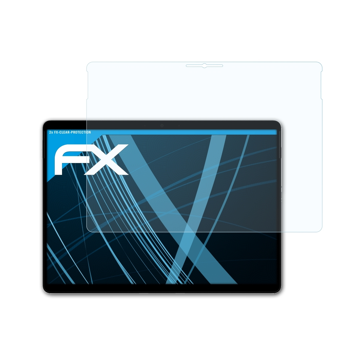 ATFOLIX 2x X) FX-Clear Surface Displayschutz(für Microsoft Pro
