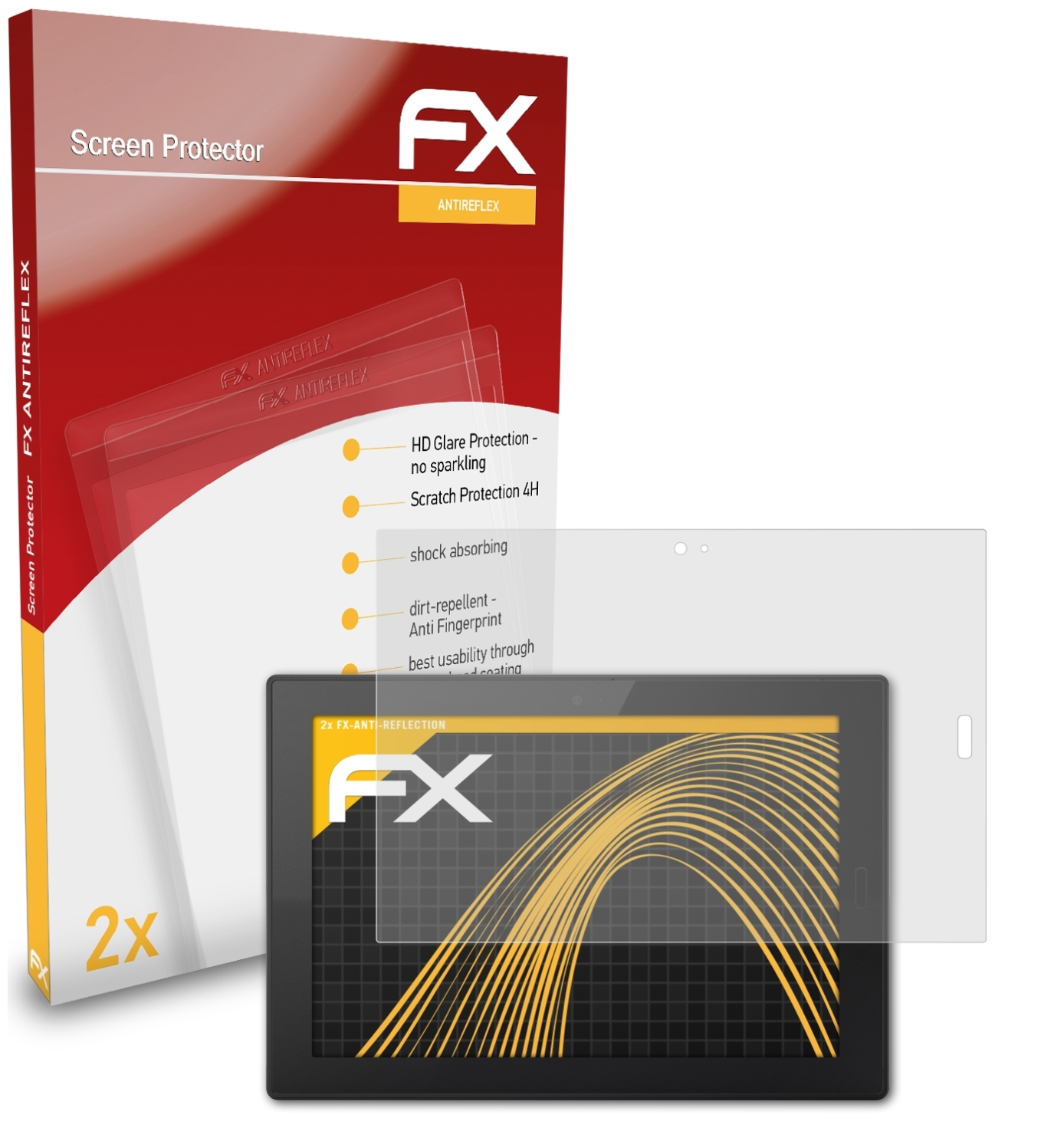 FX-Antireflex Lenovo Displayschutz(für Tablet 2x ATFOLIX 10)