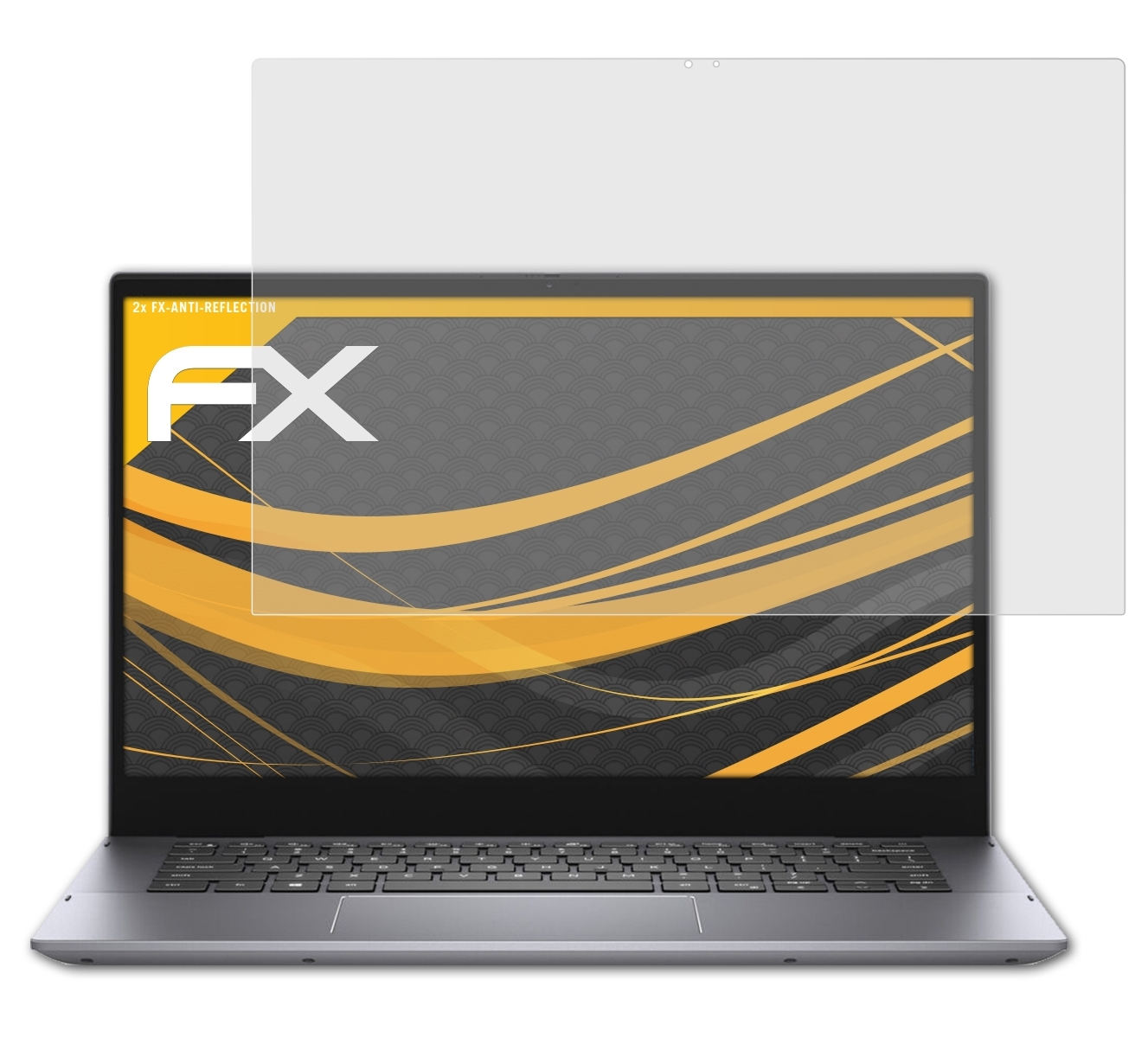 ATFOLIX 2x FX-Antireflex Dell Displayschutz(für 5406) Inspiron 14