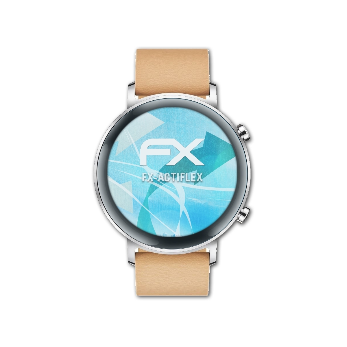 ATFOLIX 3x FX-ActiFleX Displayschutz(für Huawei GT Watch 2 mm)) (42