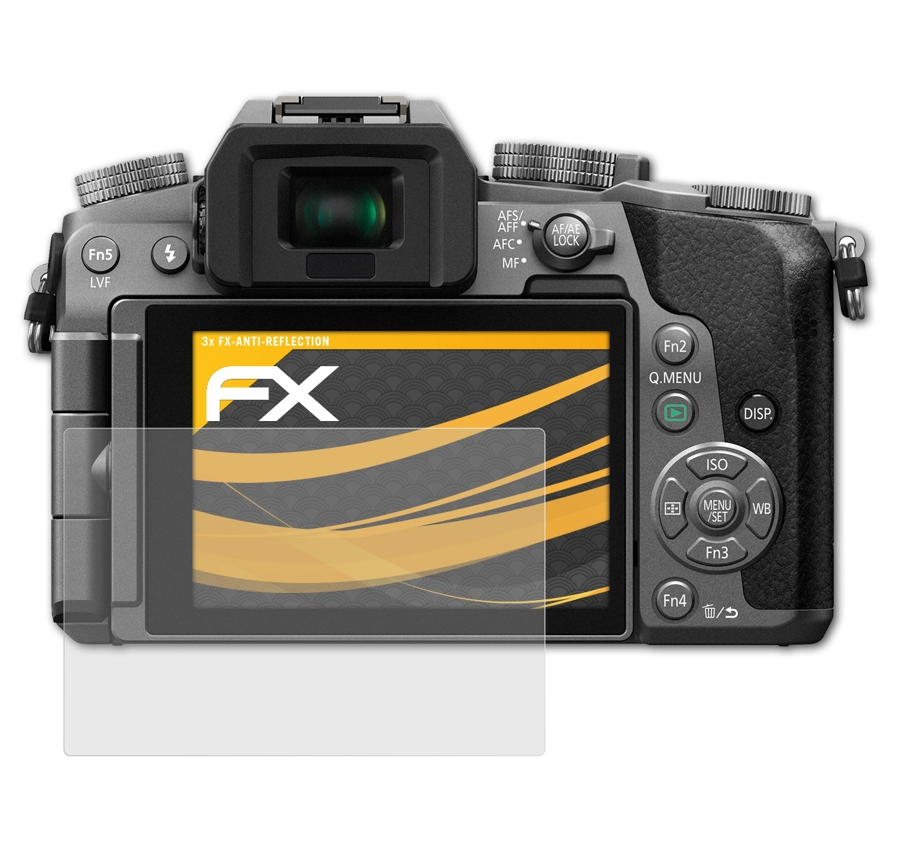 Lumix Displayschutz(für 3x Panasonic DMC-G7) ATFOLIX FX-Antireflex